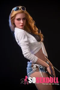 166cm 5ft5 Blonde Sexy Big Breasted Sex Dolls Glamorous Lifelike Dolls In Stock(US Only)