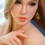 166cm 5ft5 Blue Knit Dress Sex Dolls Busty Realistic Love Dolls In Stock(US Only)