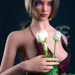 166cm 5ft5 Wine Red Spaghetti Strap Dress Sex Dolls Elegant Fantasy Sex Dolls C Cup