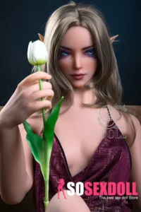 166cm 5ft5 Wine Red Spaghetti Strap Dress Sex Dolls Elegant Fantasy Sex Dolls C Cup