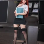 Silicone Busty Mature Office Secretary Roleplay Sex Doll