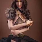 167cm 5ft5 Exotic Belly Dancer Sex Dolls Golden Jewelry Fantasy Dolls E Cup
