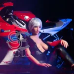 167cm 5ft5 Leather Suit Sexy Love Dolls Night Scene TPE Love Dolls E Cup