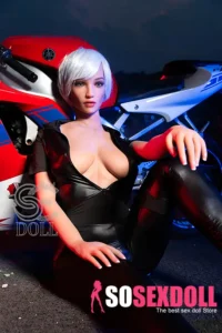 167cm 5ft5 Leather Suit Sexy Love Dolls Night Scene TPE Love Dolls E Cup