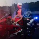 167cm 5ft5 Leather Suit Sexy Love Dolls Night Scene TPE Love Dolls E Cup