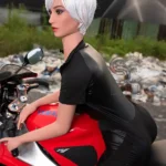 167cm 5ft5 Leather Suit Sexy Love Dolls Night Scene TPE Love Dolls E Cup