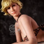167cm 5ft5 Leopard Print Bikini Sex Dolls Wild Style TPE Love Dolls E Cup