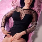 167cm 5ft5 Seer Mesh Dress Love Dolls Black Transparent Lingerie Dolls E Cup