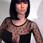 167cm 5ft5 Seer Mesh Dress Love Dolls Black Transparent Lingerie Dolls E Cup