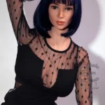 167cm 5ft5 Seer Mesh Dress Love Dolls Black Transparent Lingerie Dolls E Cup