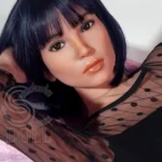 167cm 5ft5 Seer Mesh Dress Love Dolls Black Transparent Lingerie Dolls E Cup