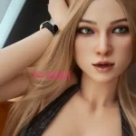 167cm 5ft5 Silicone Big Breast Tight Skirt Blonde Sex Doll #AB28 Head