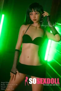 167cm Green Short Haired Sexy Love Dolls Silicone High Quality Sex Dolls