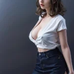 168cm 5ft5 Sexy Mini Skirt Love Dolls Black Hair Fashion Dolls In Stock (EU Only)