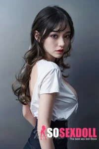 168cm 5ft5 Sleeveless White Top Sex Dolls Slim Realistic Body Sex Dolls In Stock(US Only)