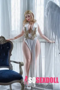 168cm 5ft5 White Fantasy Gown Sex Dolls Goddess Cosplay Sex Dolls In Stock(US Only)