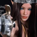 168cm 5ft6 Fantasy Elf Queen Sex Dolls Crown Princess Love Dolls F Cup