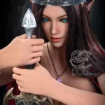 168cm 5ft6 Fantasy Elf Queen Sex Dolls Crown Princess Love Dolls F Cup