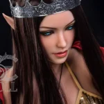 168cm 5ft6 Fantasy Elf Queen Sex Dolls Crown Princess Love Dolls F Cup