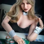 Silicone Curvy Sexy Casino Night Realistic Sex Doll