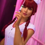 Silicone Cute Playful Nurse Hospital Fantasy Sex Doll