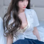 Silicone Innocent Cute Schoolgirl Bedroom Sex Doll