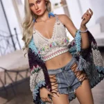 Silicone Slim Cute Gentle Boho Style Realistic Sex Doll