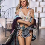 Silicone Slim Cute Gentle Boho Style Realistic Sex Doll