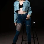 Silicone Slim Sexy Urban Nightclub Fashion Sex Doll