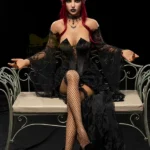 Silicone Dark Seductive Gothic Cosplay Fantasy Sex Doll