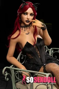 Silicone Dark Seductive Gothic Cosplay Fantasy Sex Doll