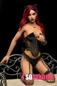 Silicone Dark Seductive Gothic Cosplay Fantasy Sex Doll