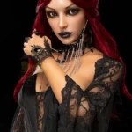 Silicone Dark Seductive Gothic Cosplay Fantasy Sex Doll