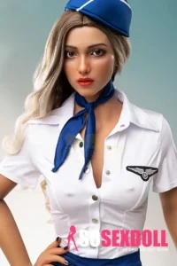 Silicone Slim Sexy Office Airline Cosplay Realistic Sex Doll
