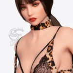170cm 5ft6 Sexy Animal Print Cosplay Sex Dolls Leopard Print Lingerie Dolls C Cup