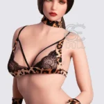 170cm 5ft6 Sexy Animal Print Cosplay Sex Dolls Leopard Print Lingerie Dolls C Cup