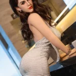 170cm 5ft6 Silver Dress Sexy Dolls Glamorous Lifelike Dolls In Stock(US Only)