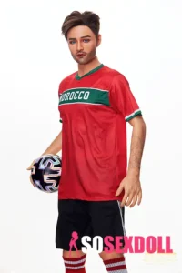 Silicone Athletic Charming Soccer Player Male Sex Doll