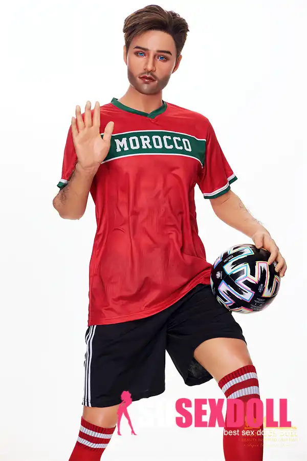Silicone Athletic Charming Soccer Player Male Sex Doll