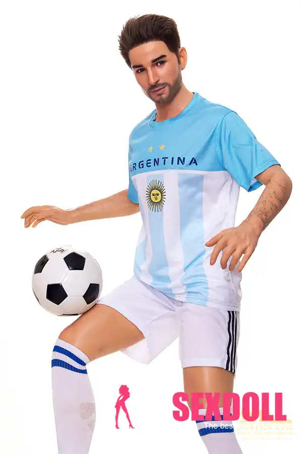 Silicone Handsome Soccer Player Roleplay Sex Doll
