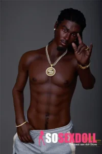 Silicone Muscular Strong Dark-Skinned Realistic Sex Doll