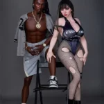 Silicone Muscular Strong Dark-Skinned Realistic Sex Doll