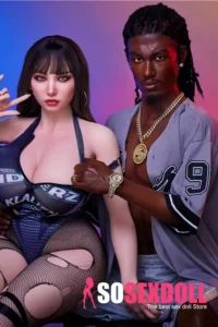 Silicone Muscular Strong Dark-Skinned Realistic Sex Doll