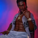 Silicone Muscular Strong Dark-Skinned Realistic Sex Doll