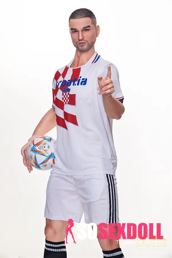 Silicone Athletic Strong Soccer Player Realistic Sex Doll