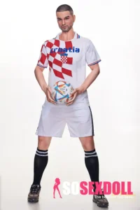 Silicone Athletic Strong Soccer Player Realistic Sex Doll