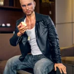 Silicone Tall Cool Leather Bar Nightlife Realistic Sex Doll