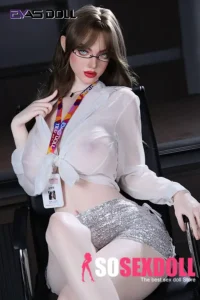 180cm 5ft9 Office Girl Cosplay Sex Dolls White Shirt Sexy Sex Dolls H Cup