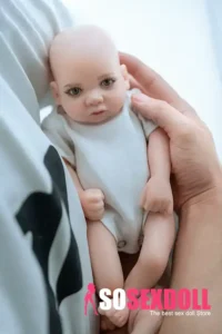 40cm Lifelike Silicone Newborn Cute Reborn Baby Doll for Emotional Bonding