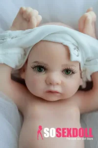 40cm Lifelike Silicone Newborn Cute Reborn Baby Doll for Emotional Bonding